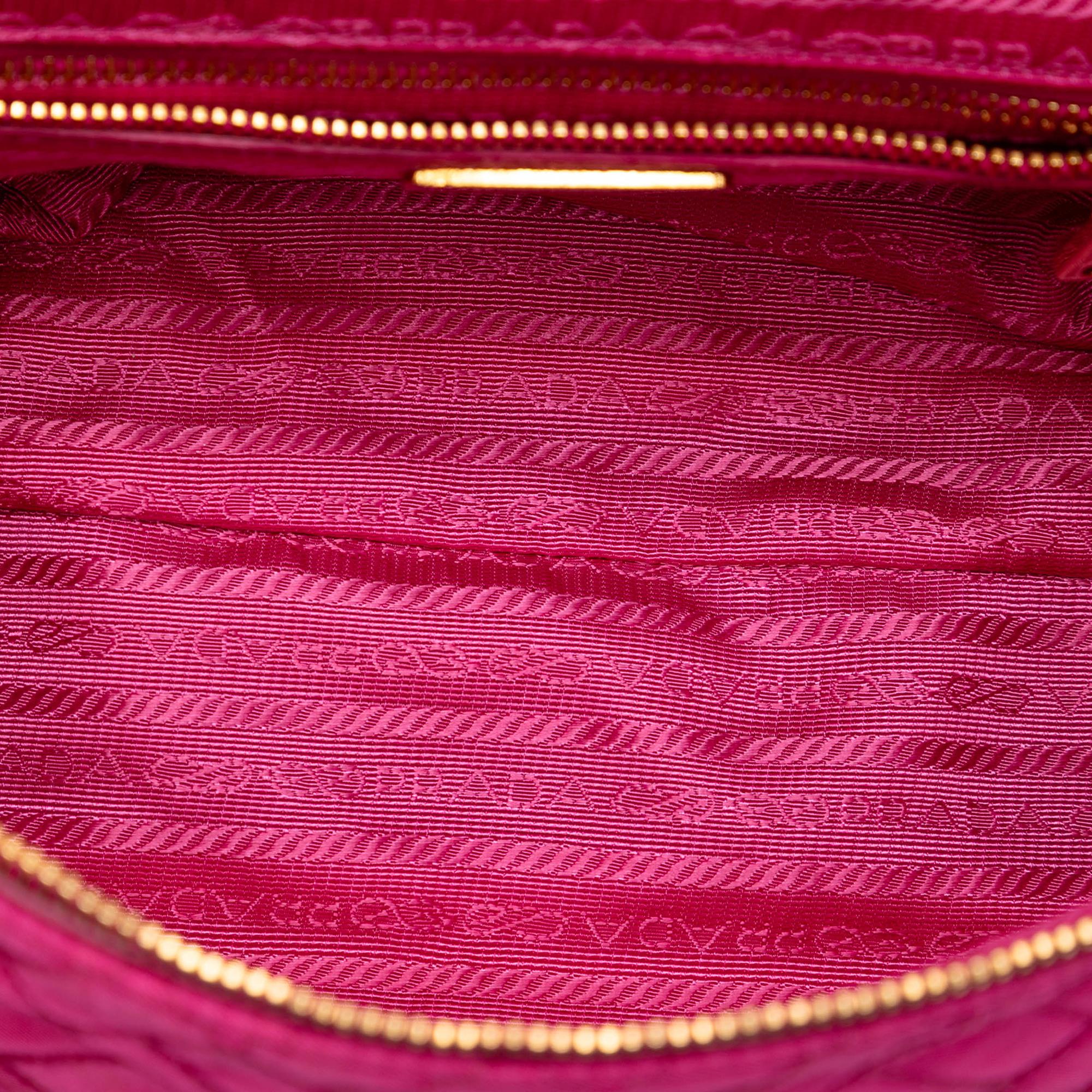 Prada Impuntu Tessuto Chain Crossbody
