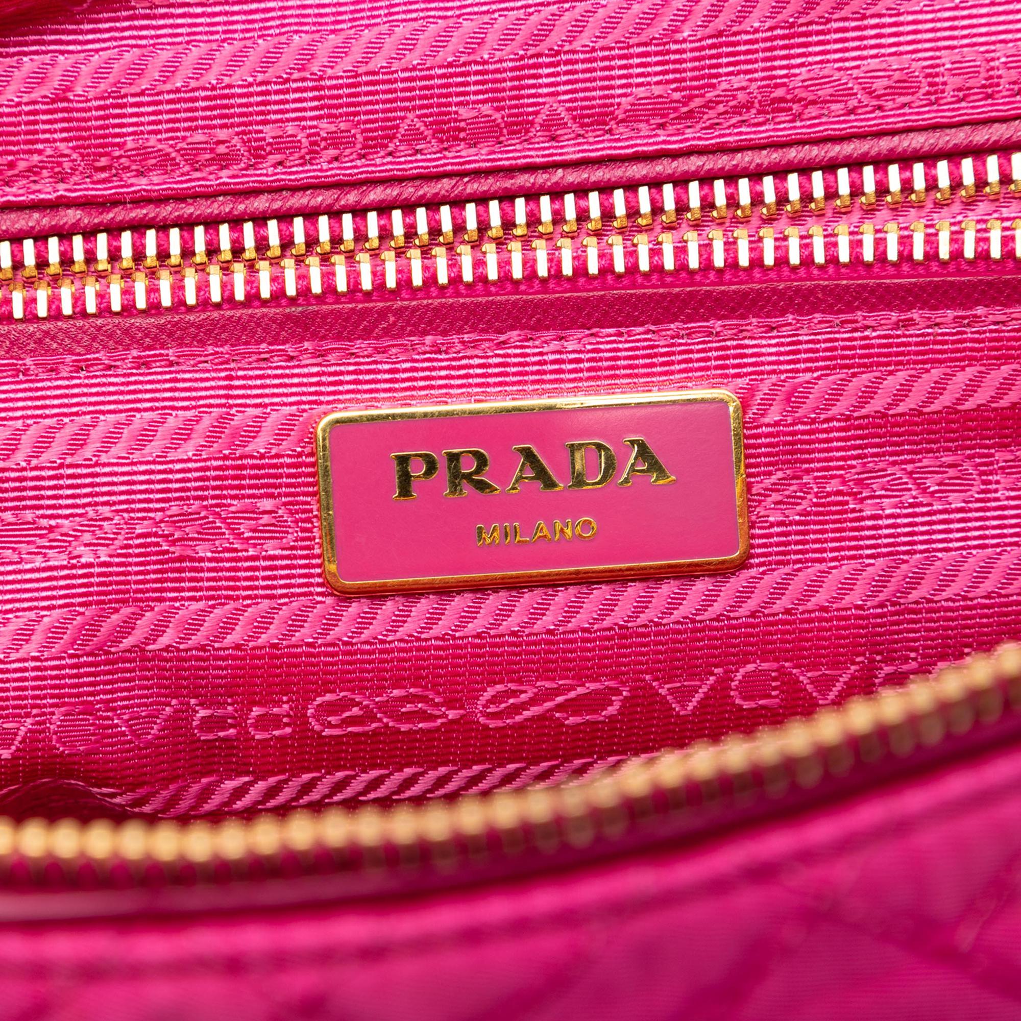 Prada Impuntu Tessuto Chain Crossbody