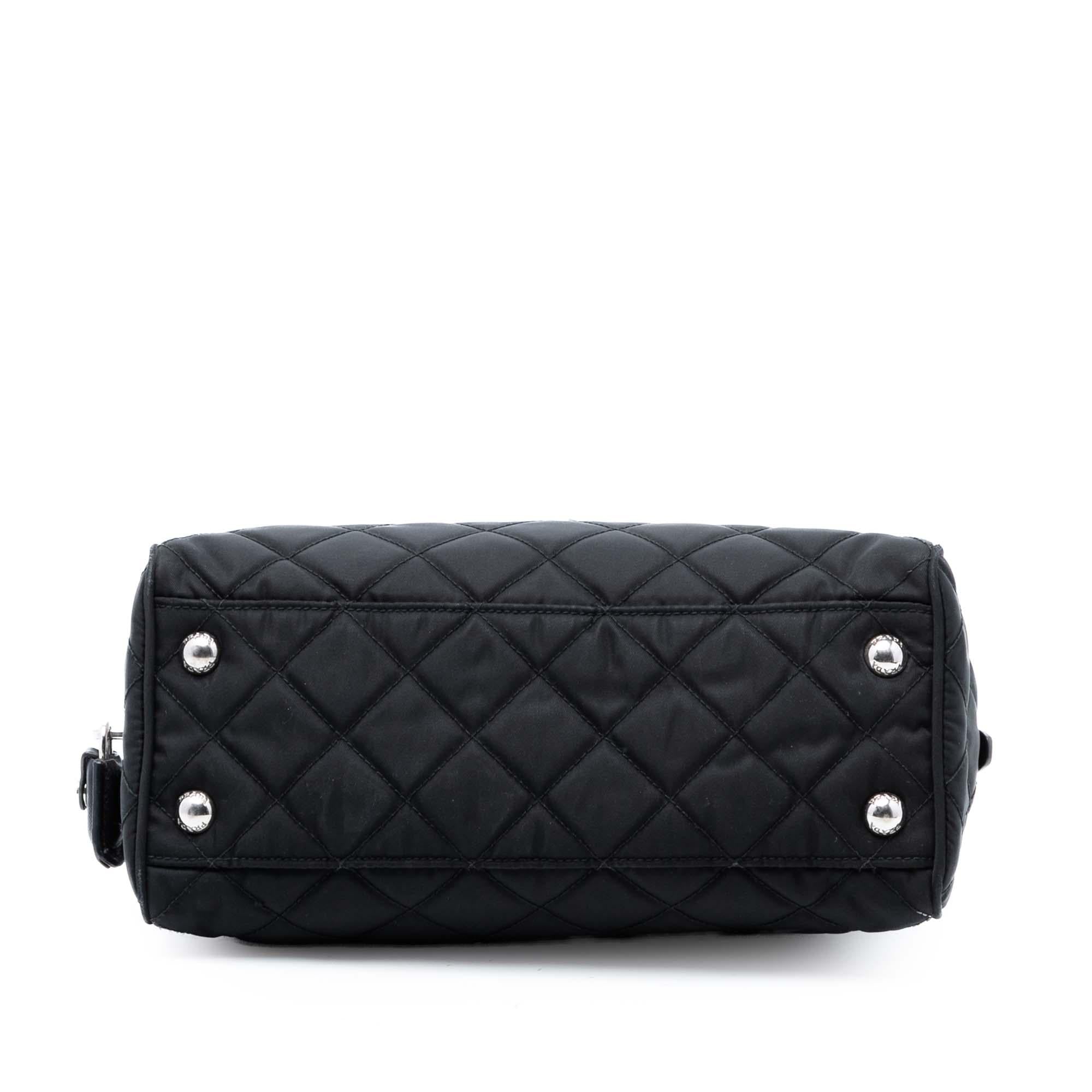 Prada Impuntu Tessuto Chain Flap Crossbody