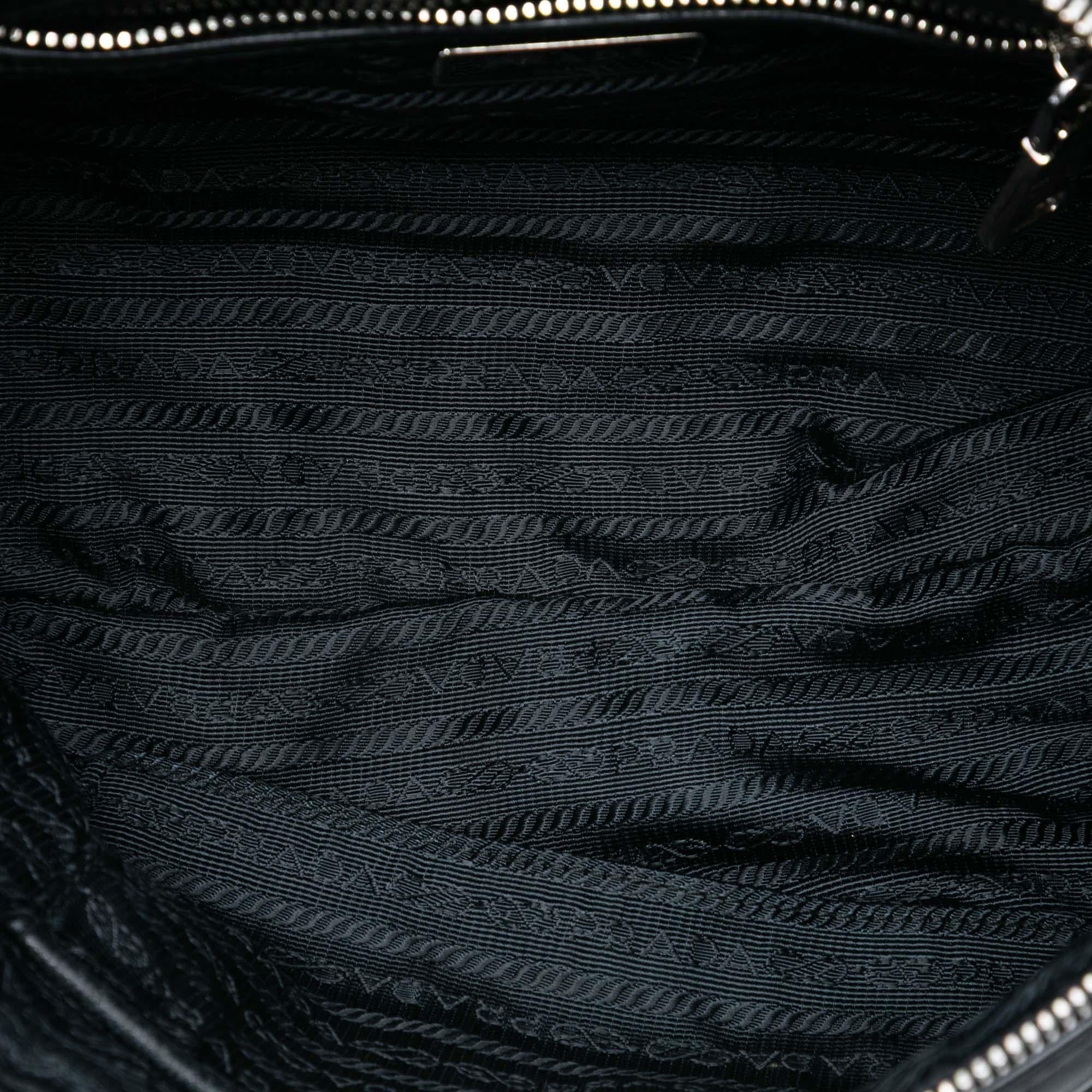 Prada Impuntu Tessuto Chain Flap Crossbody