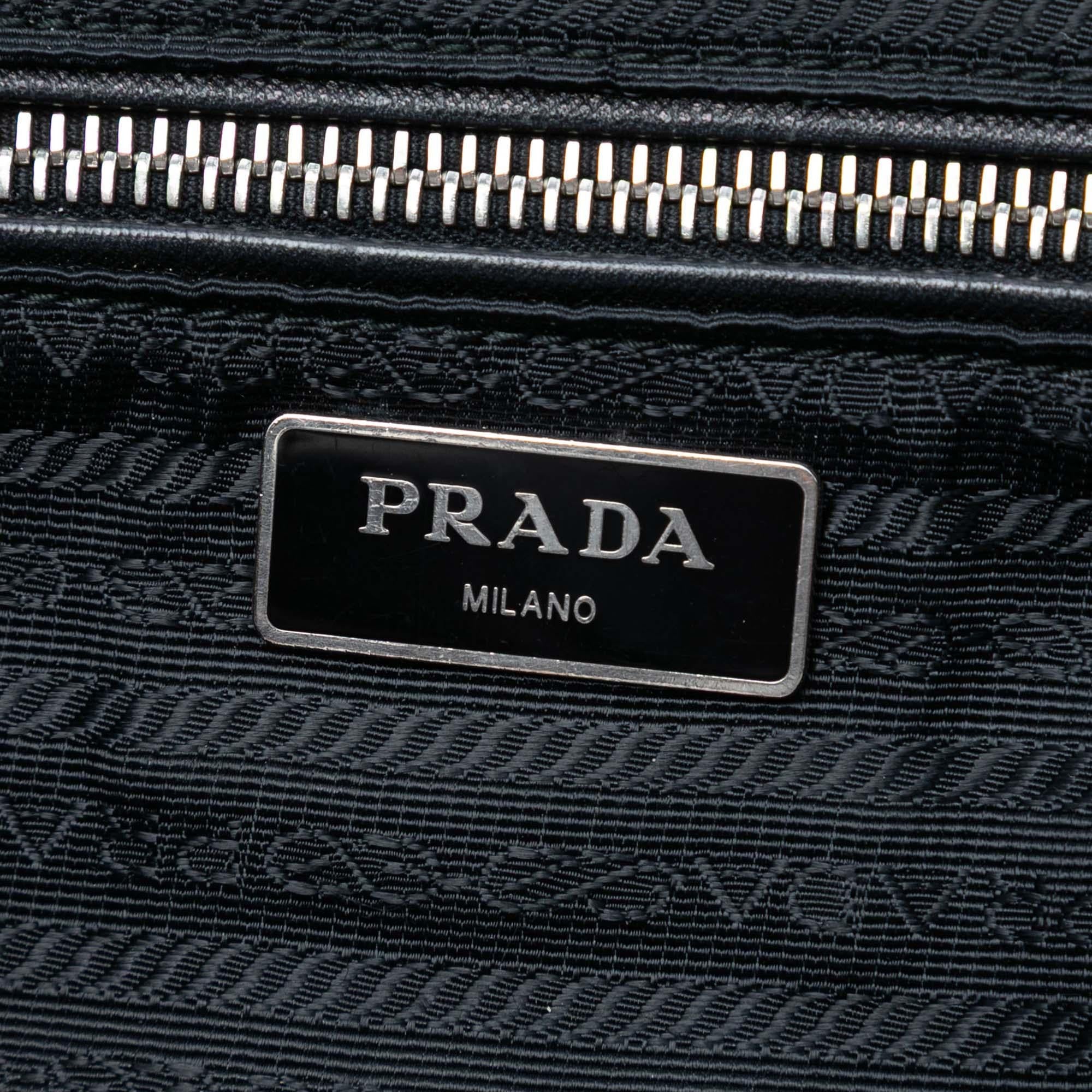 Prada Impuntu Tessuto Chain Flap Crossbody