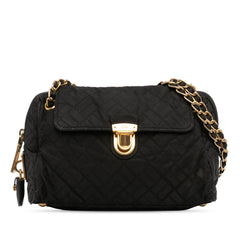 Prada Impuntu Tessuto Chain Flap Shoulder Bag