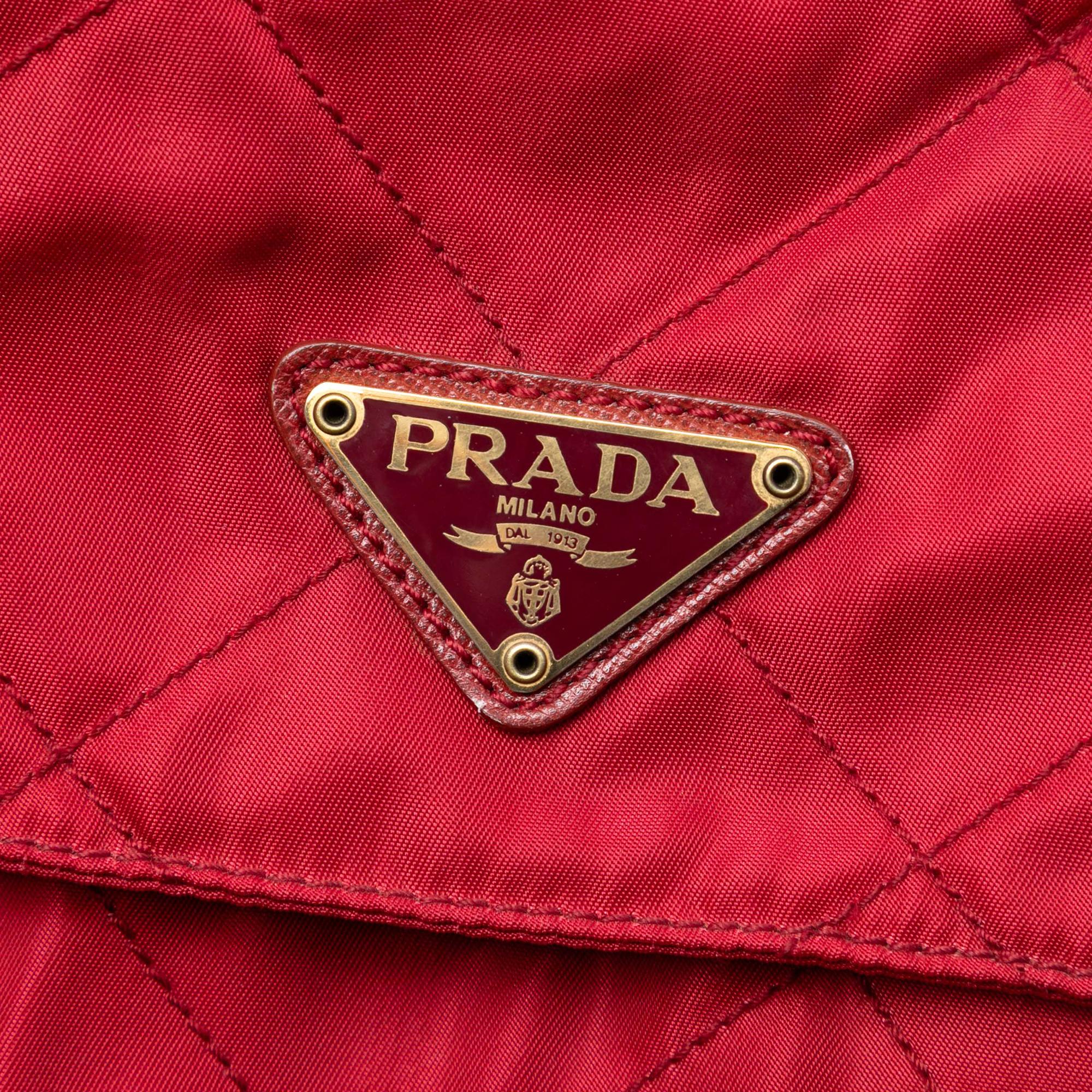 Prada Impuntu Tessuto Chain Shoulder Bag