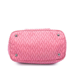 Prada Impuntu Tessuto Chain Tote