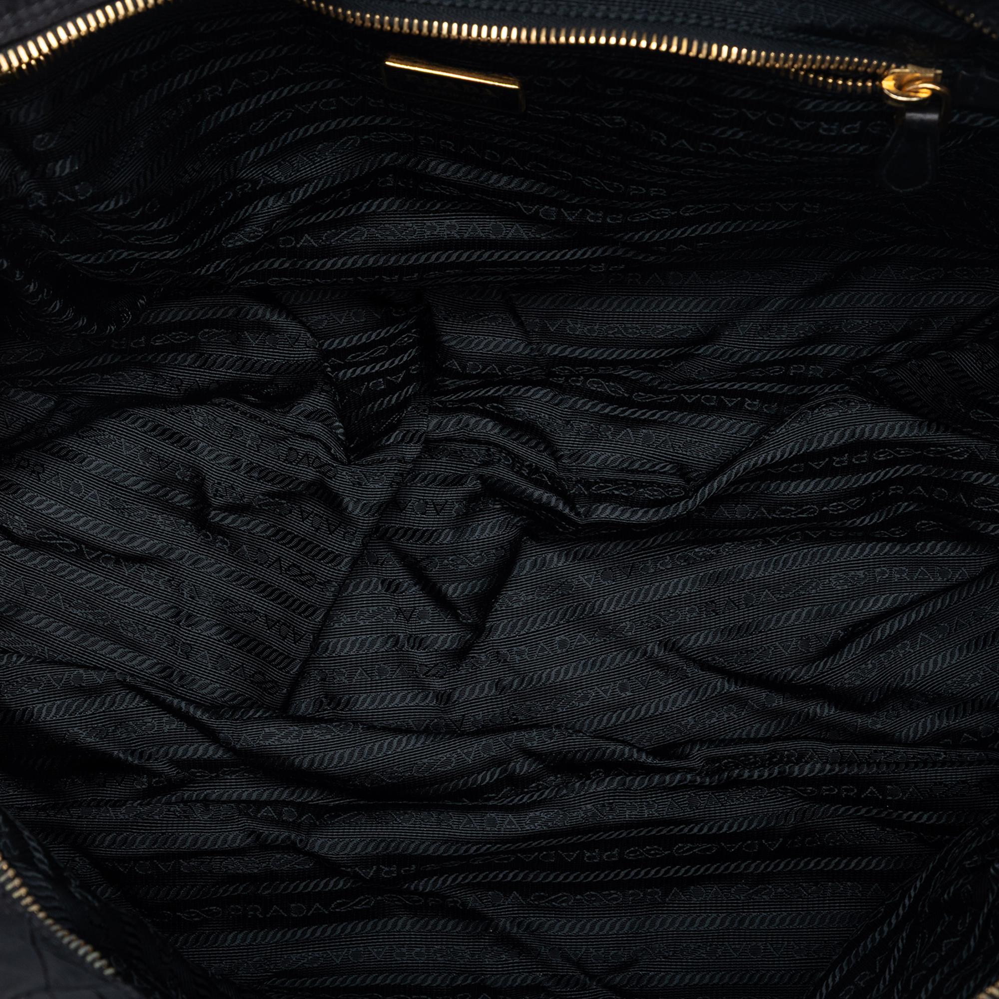 Prada Impuntu Tessuto Satchel