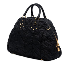 Prada Impuntu Tessuto Satchel