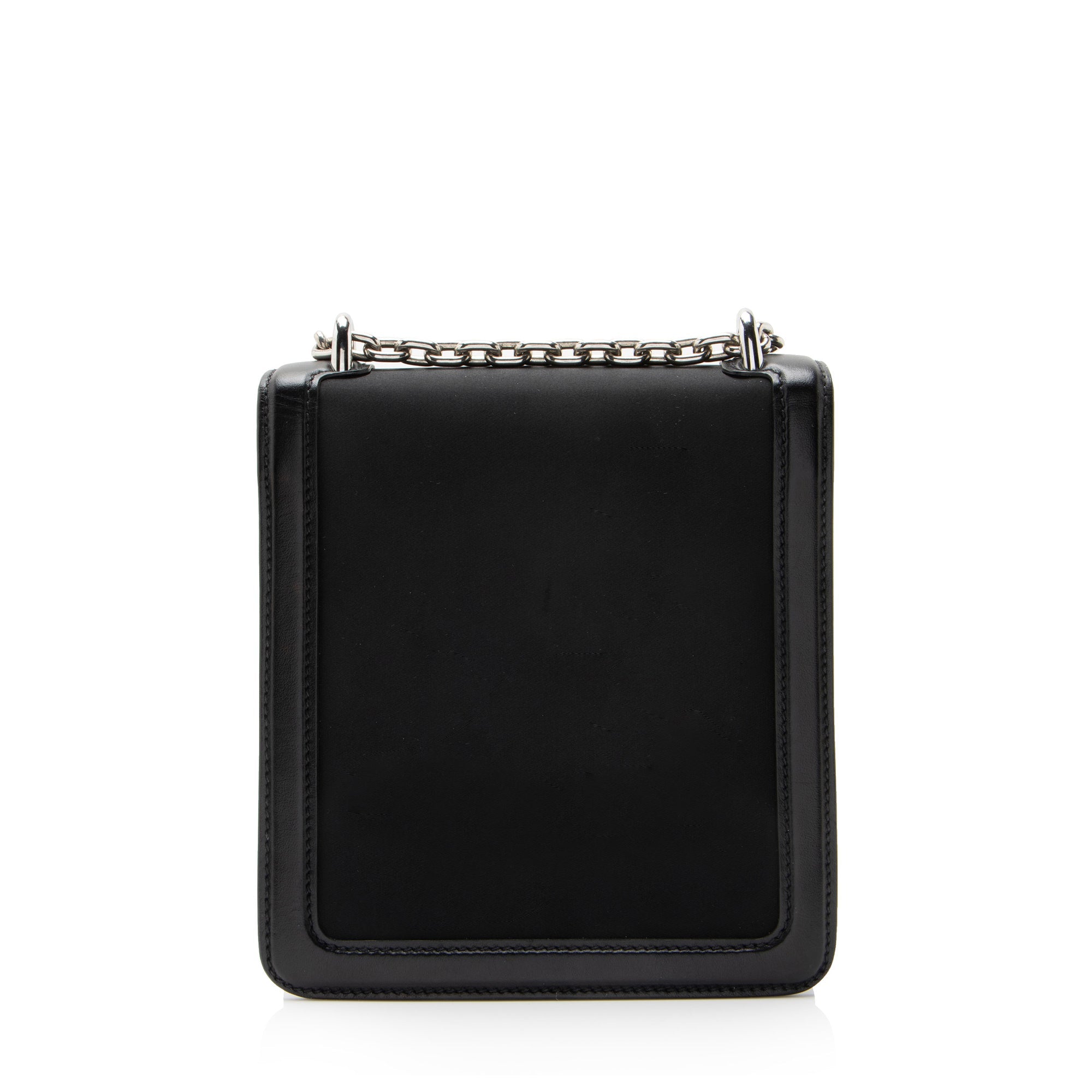 Prada Jacquard Logo Flap Lock Crossbody