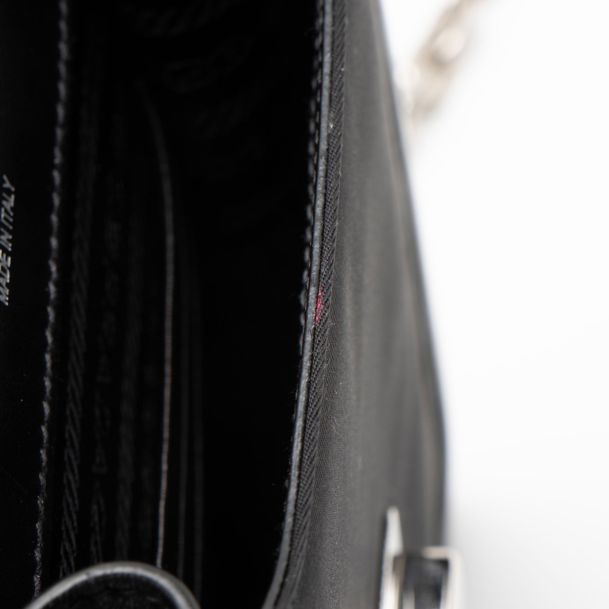 Prada Jacquard Logo Flap Lock Crossbody