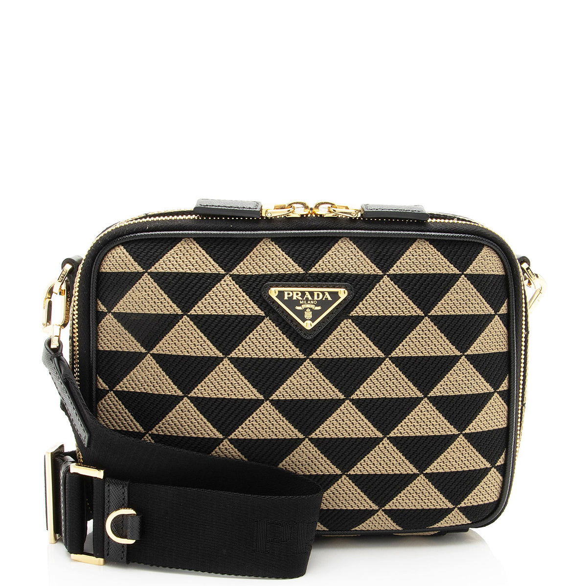 Prada Jacquard Symbole Camera Bag