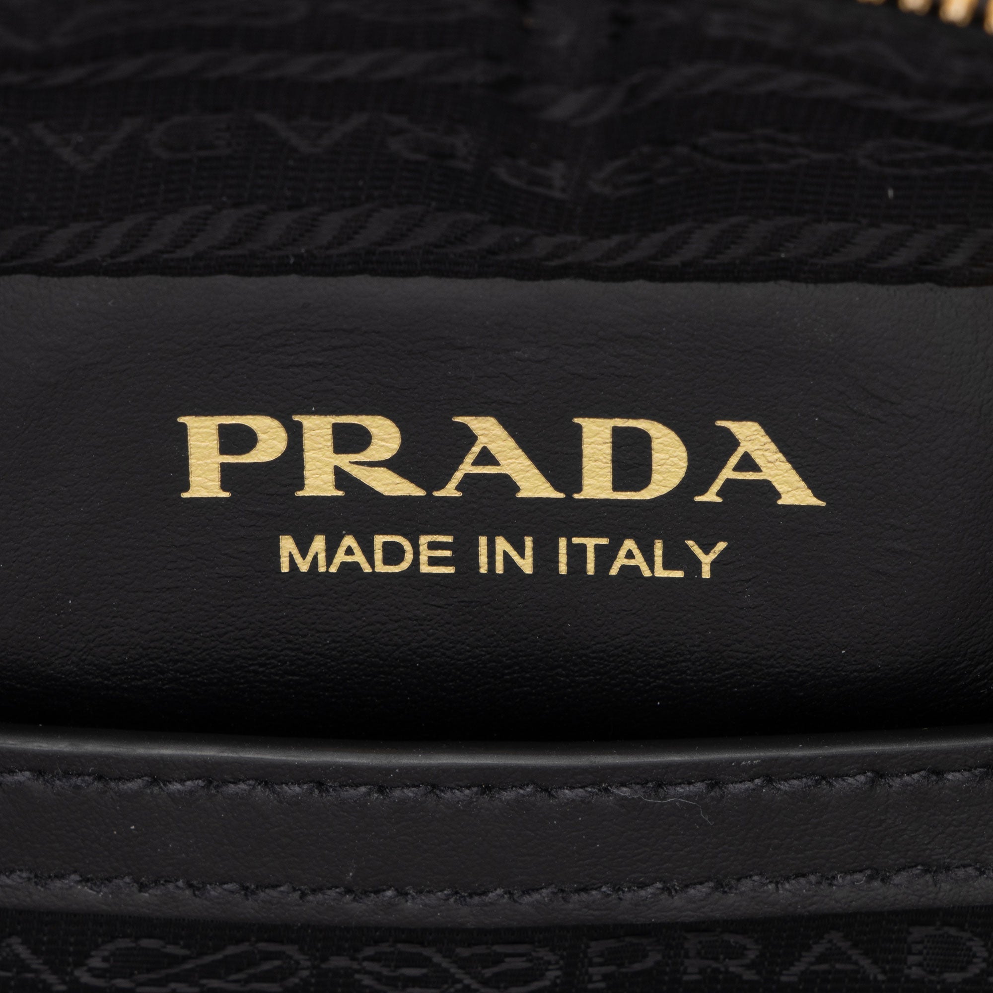 Prada Jacquard Symbole Camera Bag