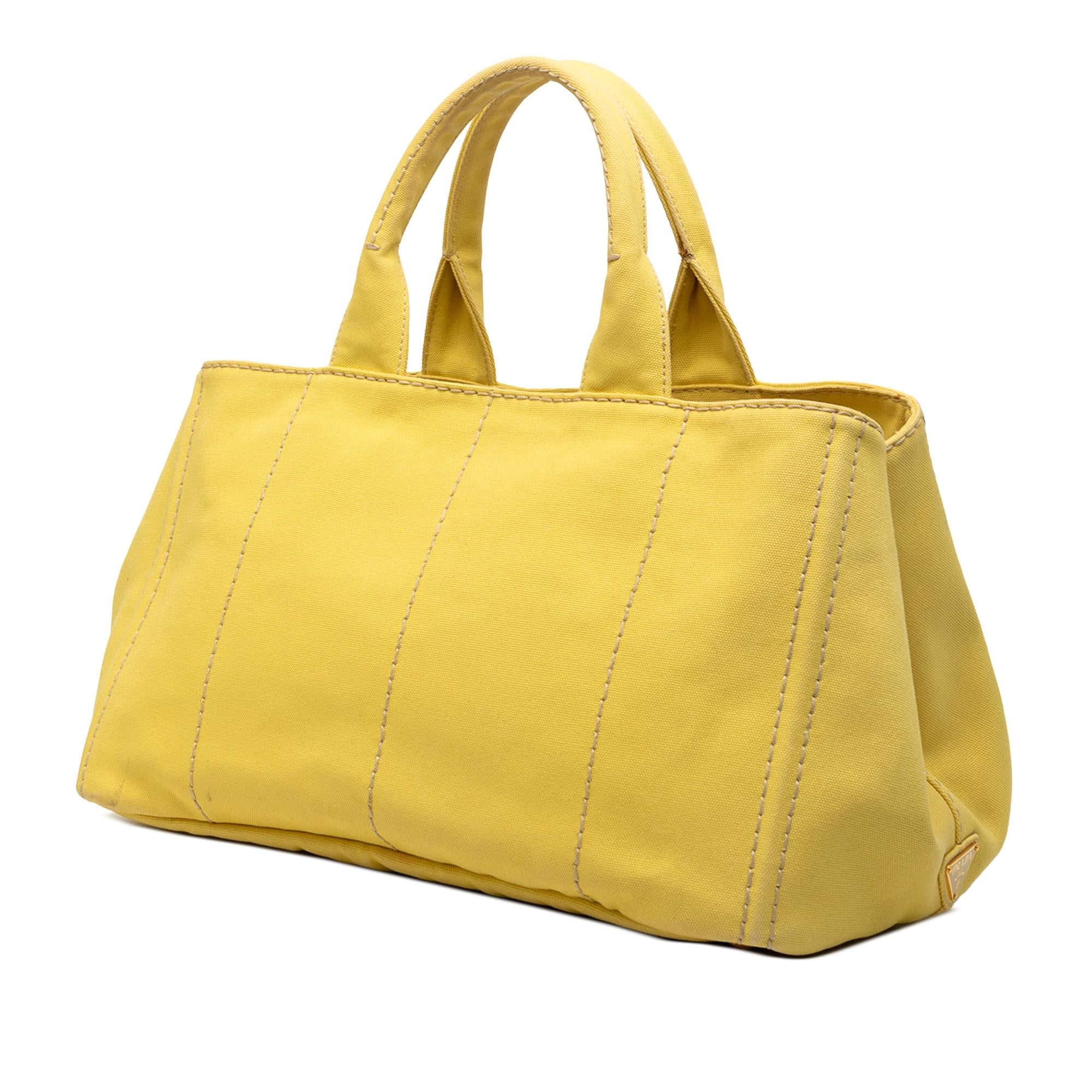 Prada Large Canvas Canapa Logo Satchel