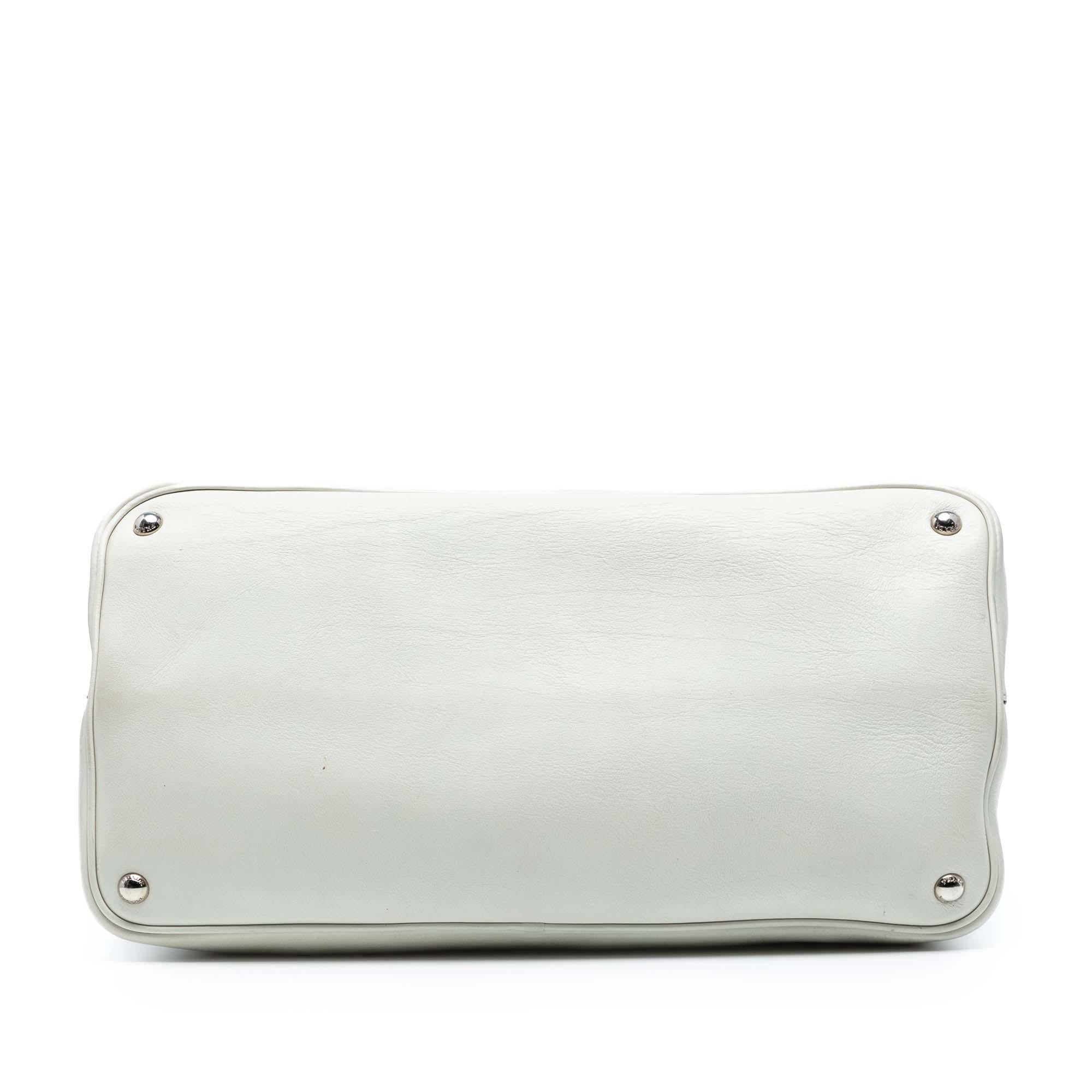 Prada Large City Calf Double Satchel