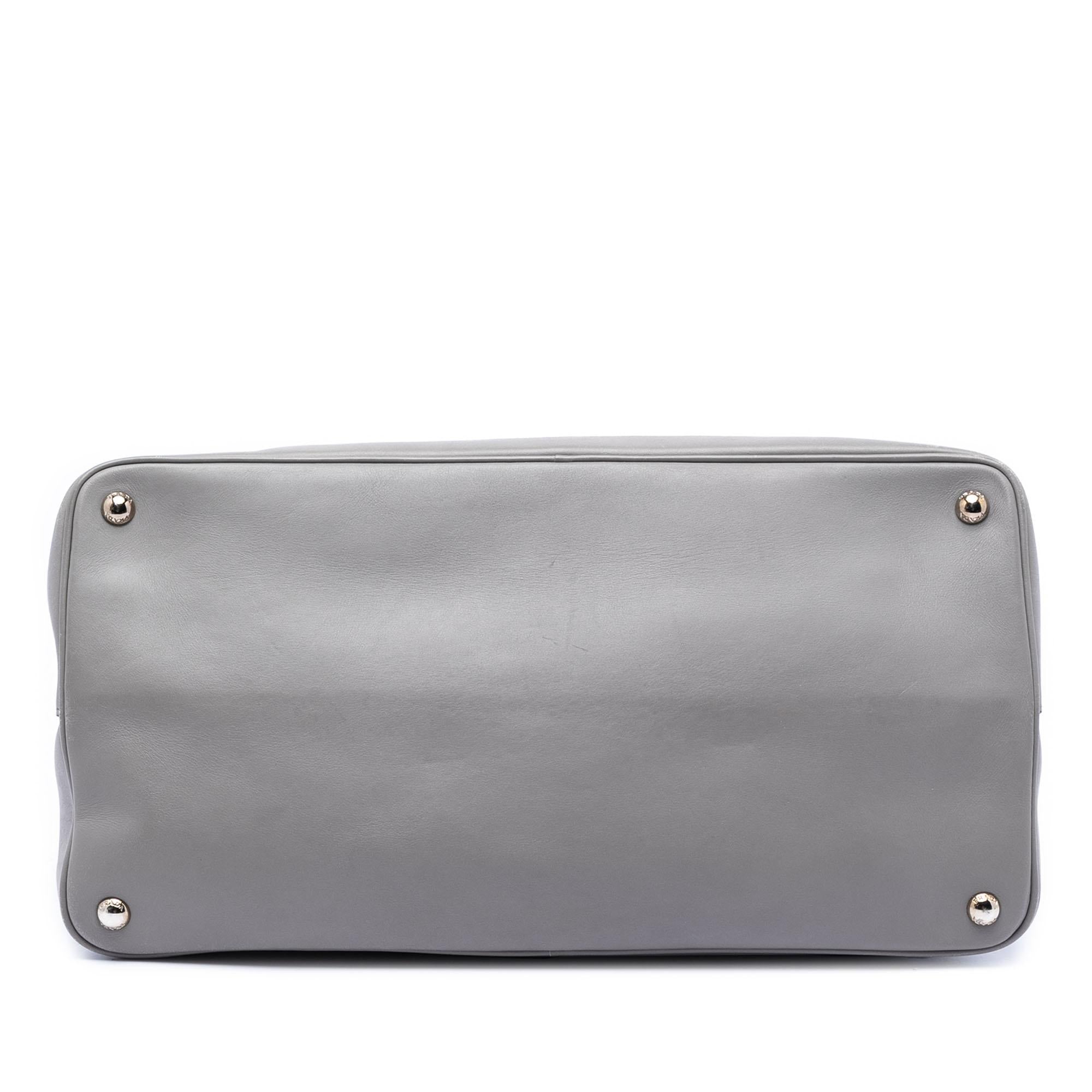 Prada Large City Calf Double Satchel