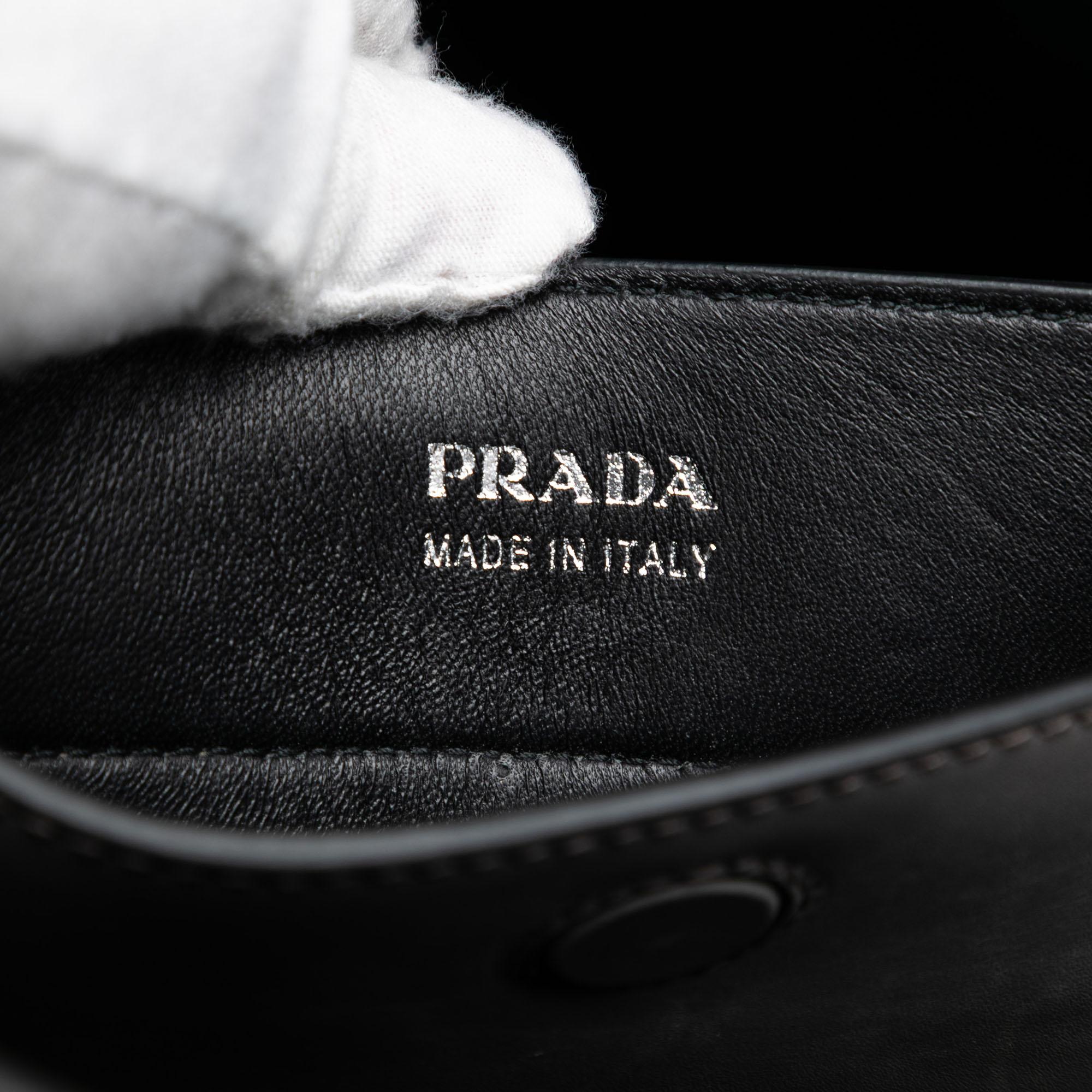 Prada Large City Calf Double Satchel