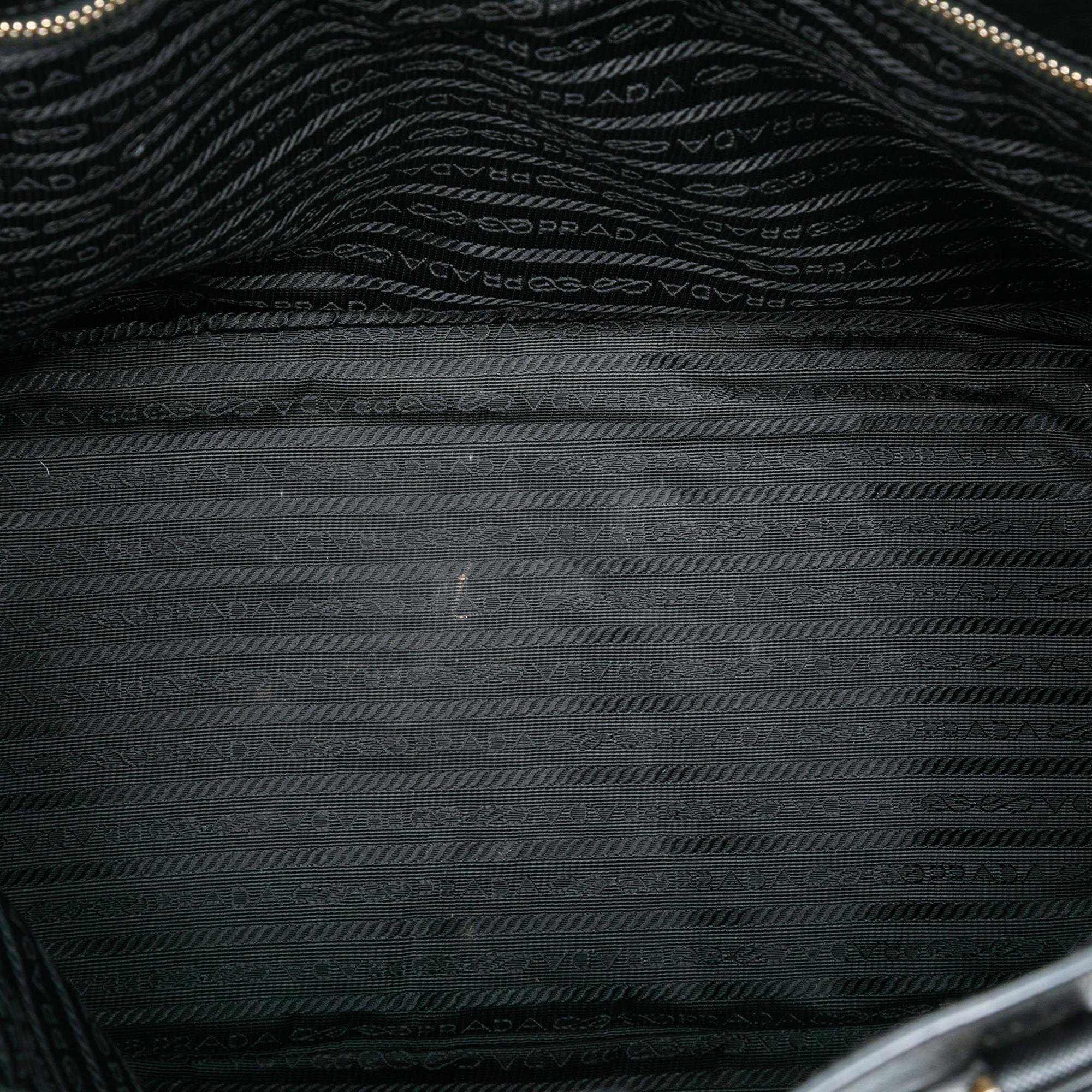 Prada Large Perforated Saffiano Lux Galleria Zip Tote