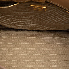 Prada Large Perforated Saffiano Lux Galleria Zip Tote
