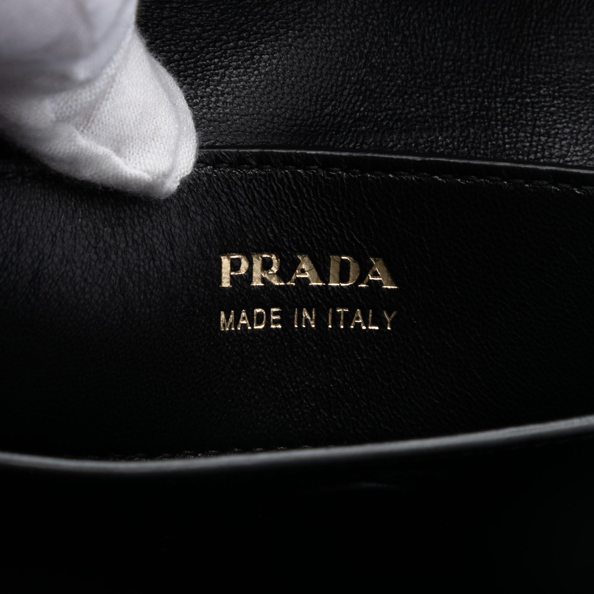 Prada Large Saffiano Cuir Double Satchel