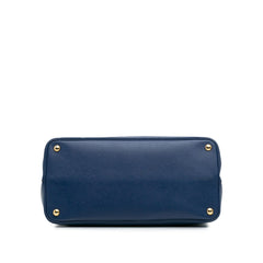 Prada Large Saffiano Cuir Double Satchel