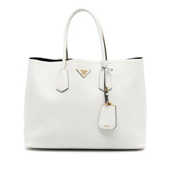 Prada Large Saffiano Cuir Double Satchel