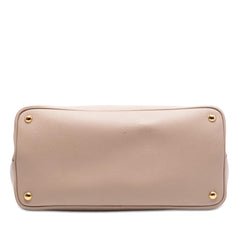 Prada Large Saffiano Cuir Double Satchel