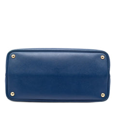 Prada Large Saffiano Cuir Double Satchel