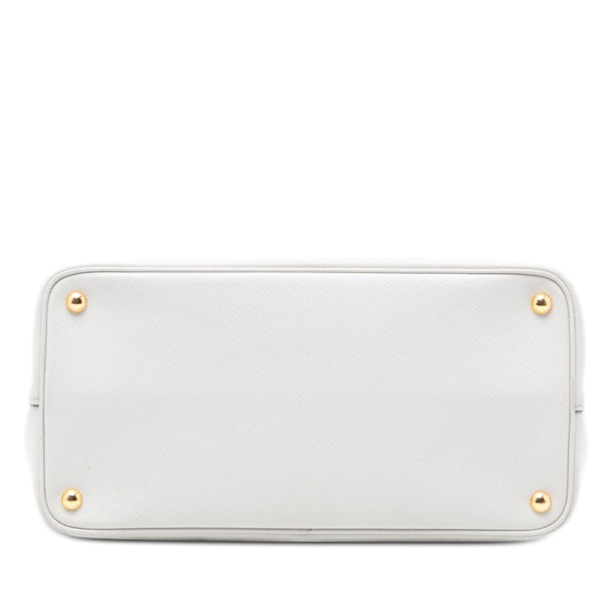 Prada Large Saffiano Cuir Double Satchel