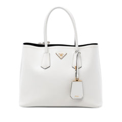 Prada Large Saffiano Cuir Double Satchel