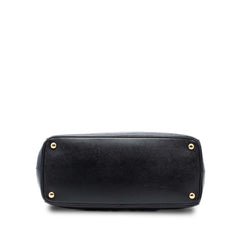 Prada Large Saffiano Lux Galleria Double Zip Satchel