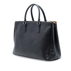 Prada Large Saffiano Lux Galleria Double Zip Satchel