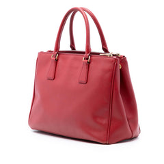 Prada Large Saffiano Lux Galleria Double Zip Satchel