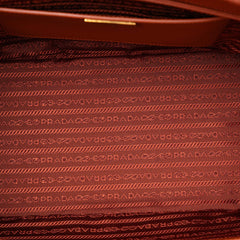 Prada Large Saffiano Lux Galleria Double Zip Satchel