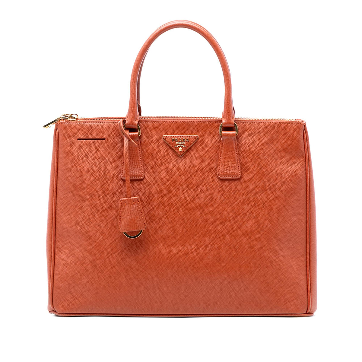 Prada Large Saffiano Lux Galleria Double Zip Satchel