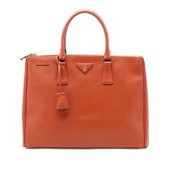 Prada Large Saffiano Lux Galleria Double Zip Satchel