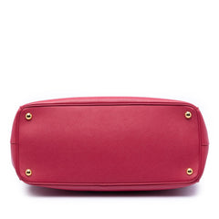 Prada Large Saffiano Lux Galleria Double Zip Satchel