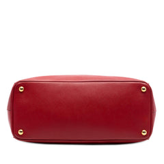 Prada Large Saffiano Lux Galleria Double Zip Satchel