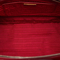 Prada Large Saffiano Lux Galleria Double Zip Satchel