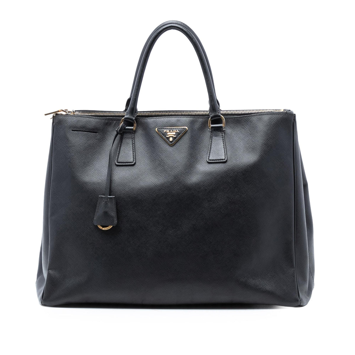 Prada Large Saffiano Lux Galleria Double Zip Tote