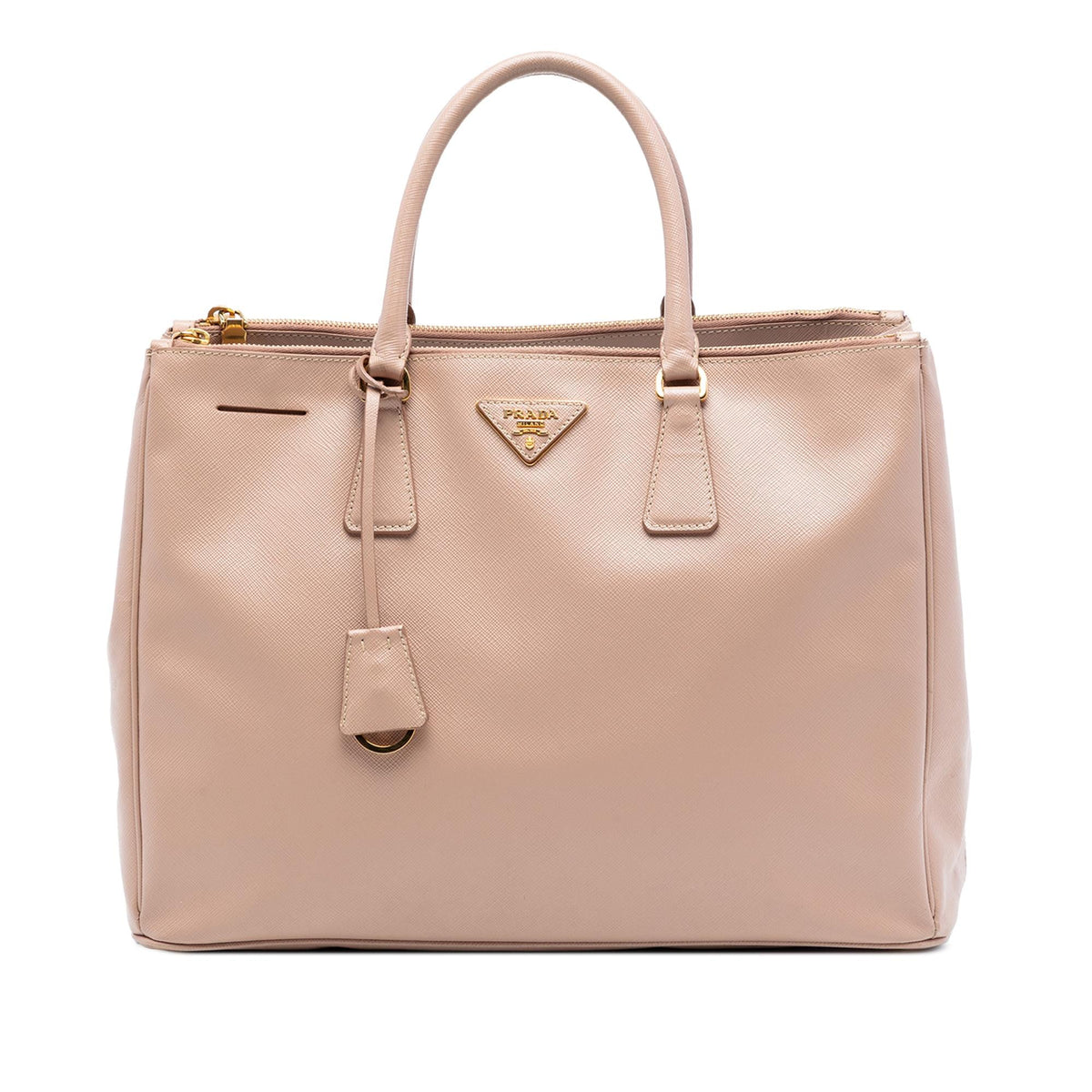 Prada Large Saffiano Lux Galleria Double Zip Tote