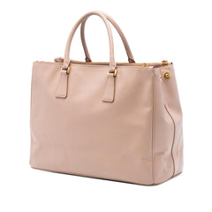 Prada Large Saffiano Lux Galleria Double Zip Tote