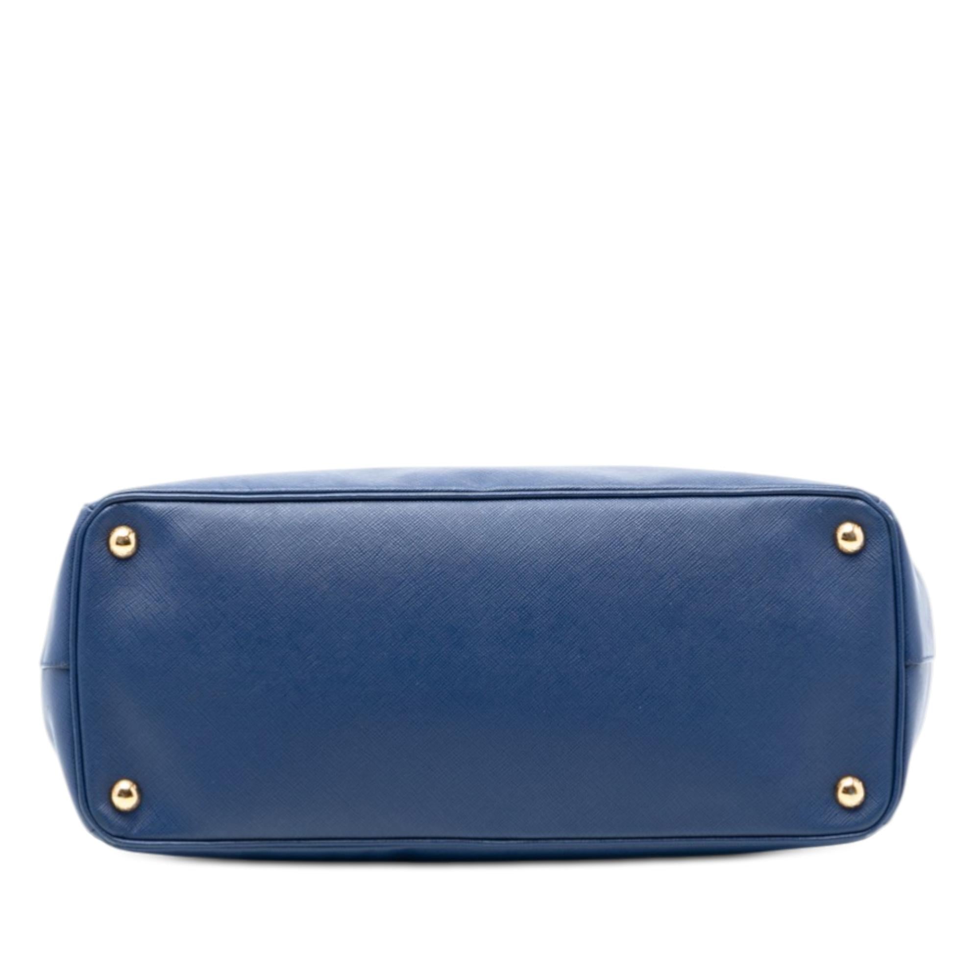 Prada Large Saffiano Lux Galleria Double Zip Tote