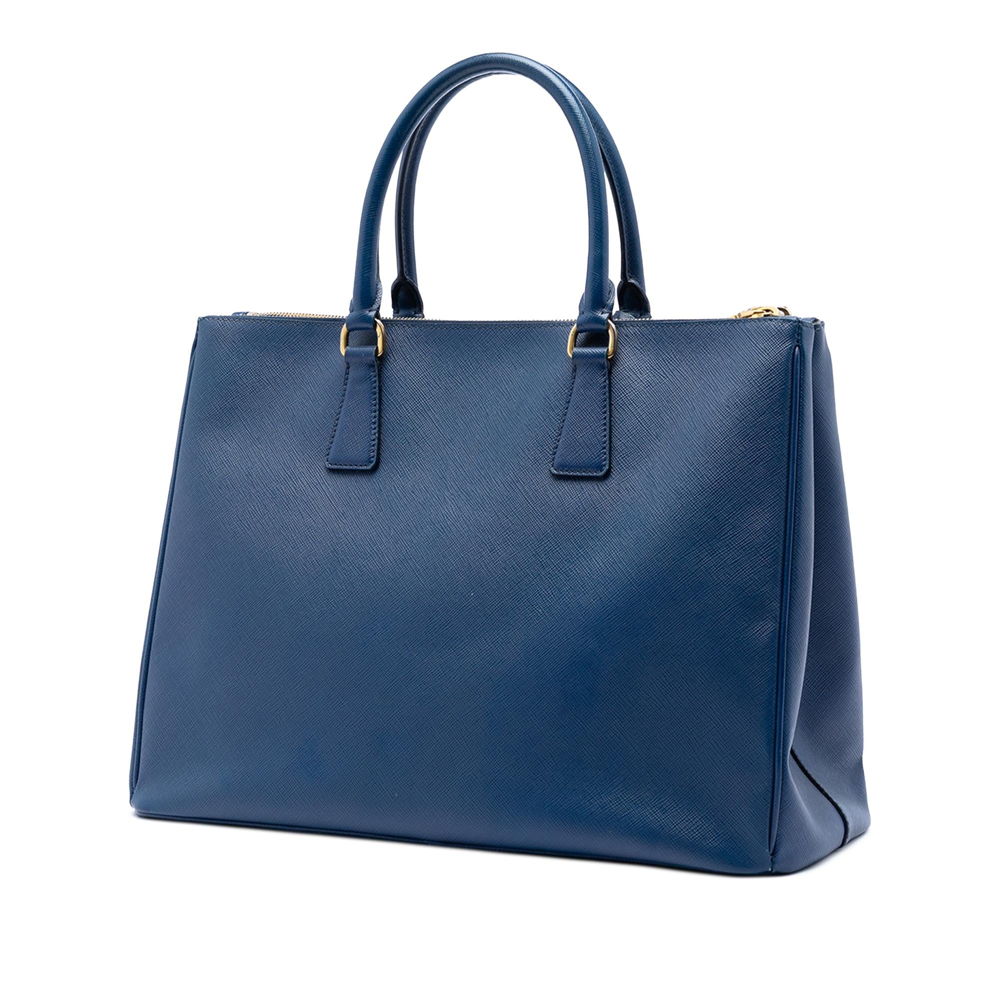 Prada Large Saffiano Lux Galleria Double Zip Tote