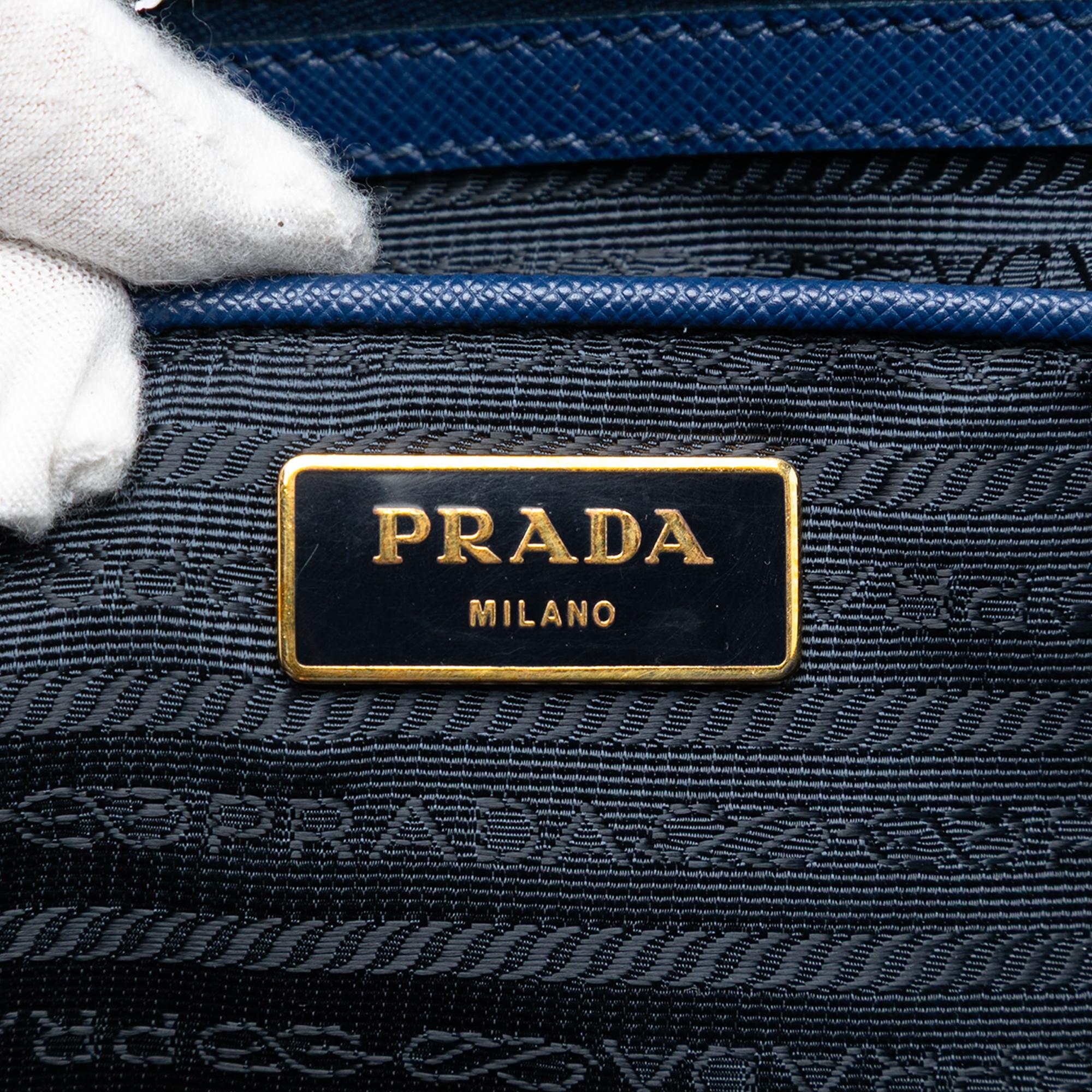 Prada Large Saffiano Lux Galleria Satchel