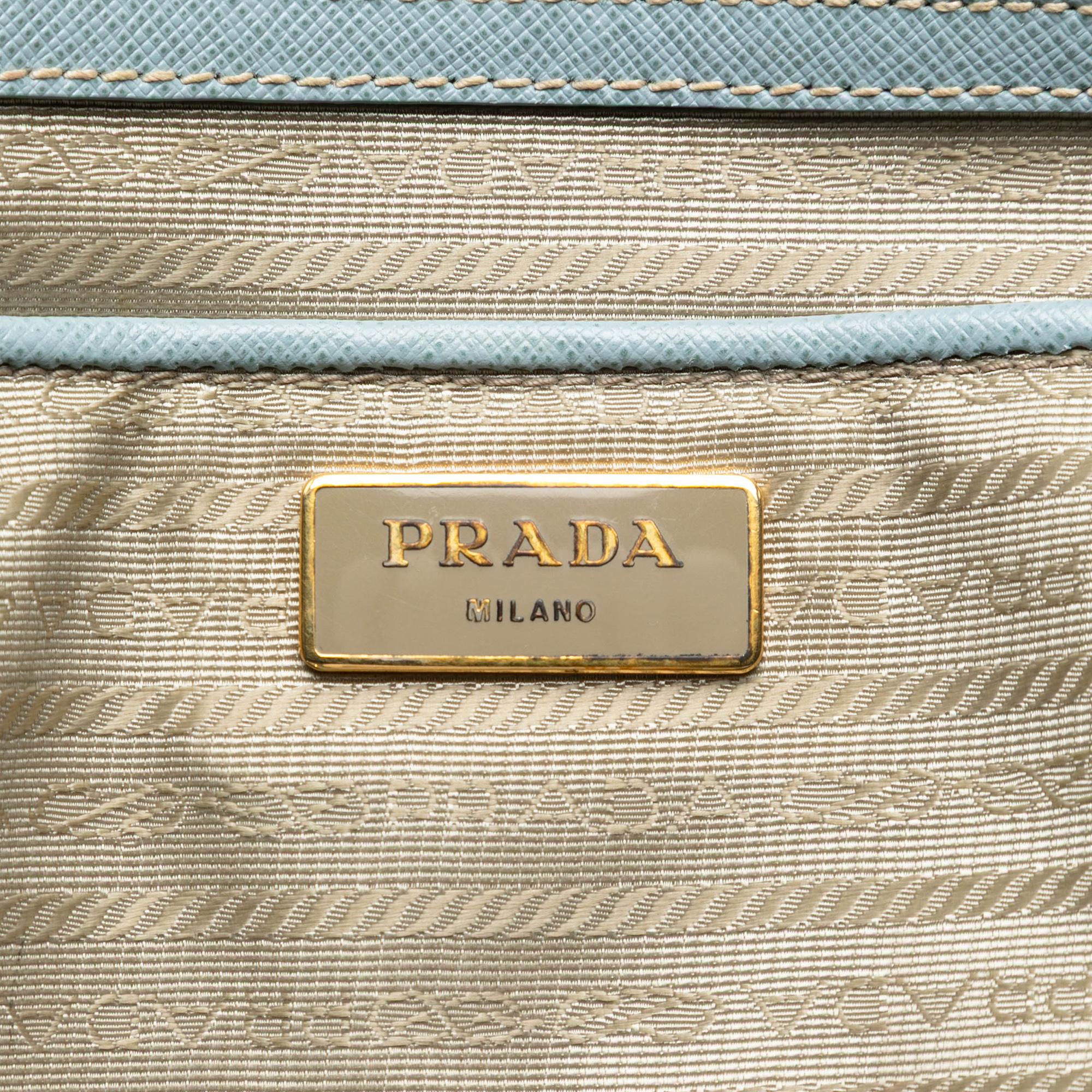 Prada Large Saffiano Lux Galleria Satchel