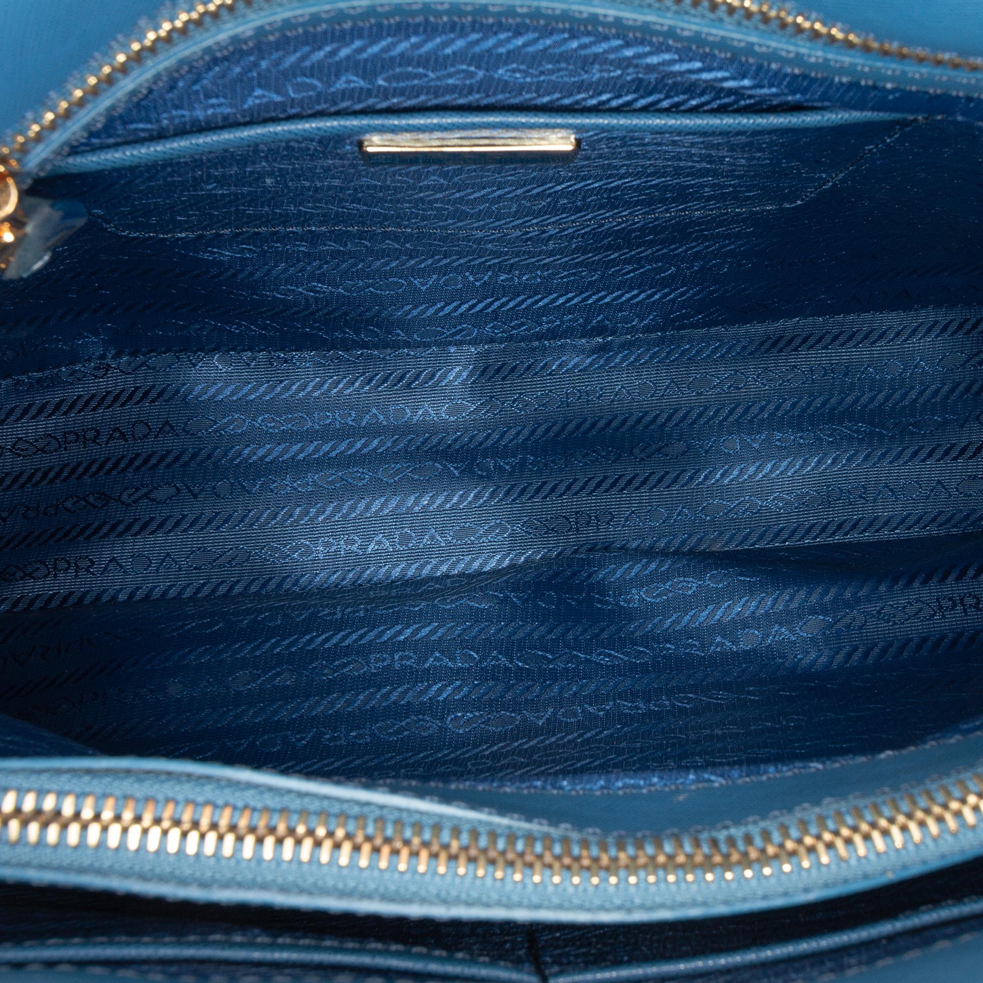 Prada Large Saffiano Lux Promenade Satchel