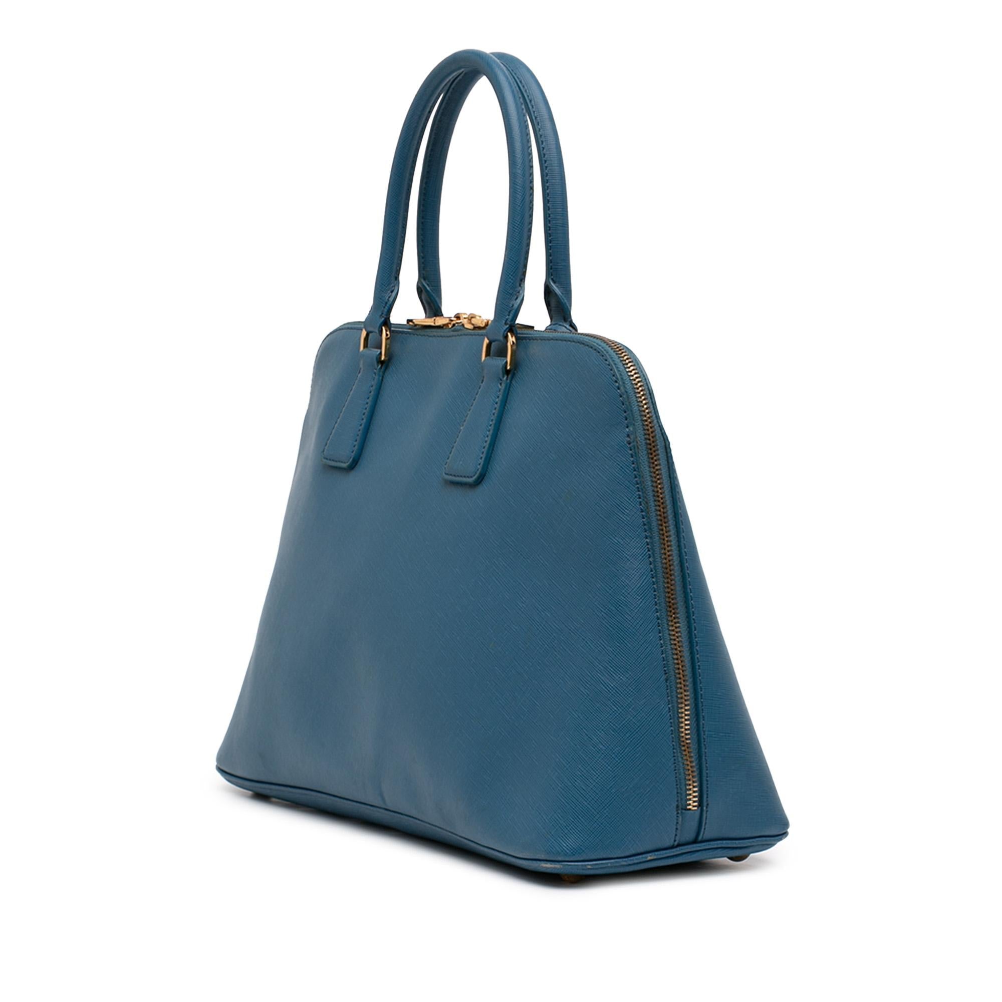 Prada Large Saffiano Lux Promenade Satchel