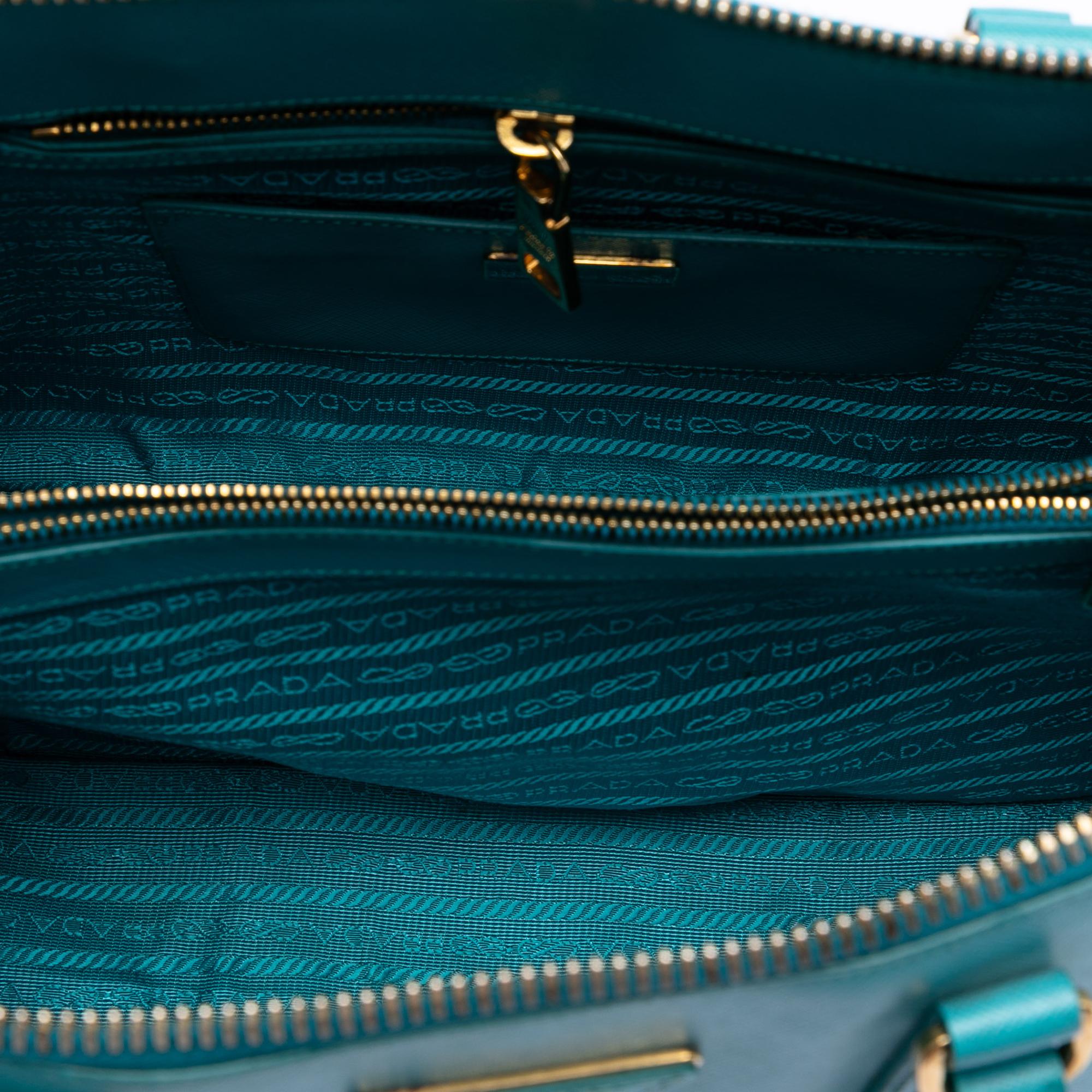 Prada Large Saffiano Lux Promenade Satchel