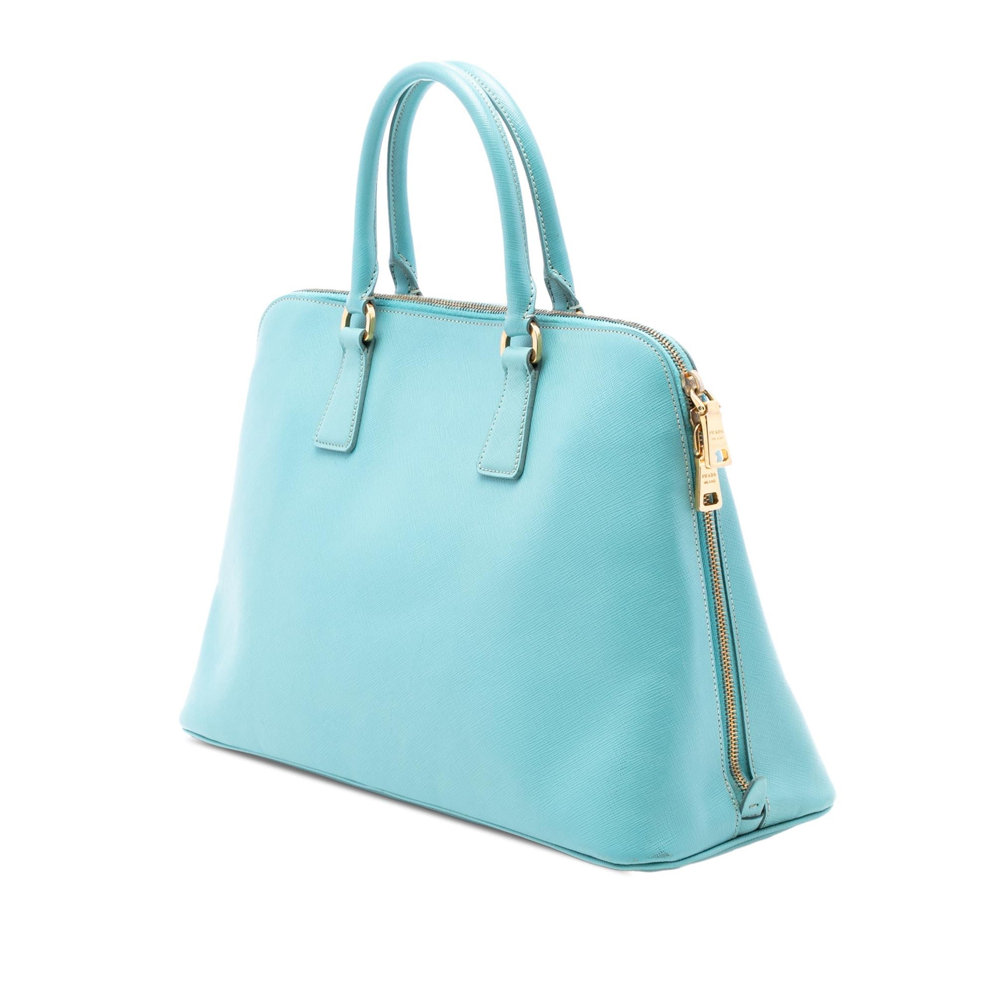Prada Large Saffiano Lux Promenade Satchel