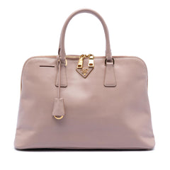 Prada Large Saffiano Lux Promenade Satchel