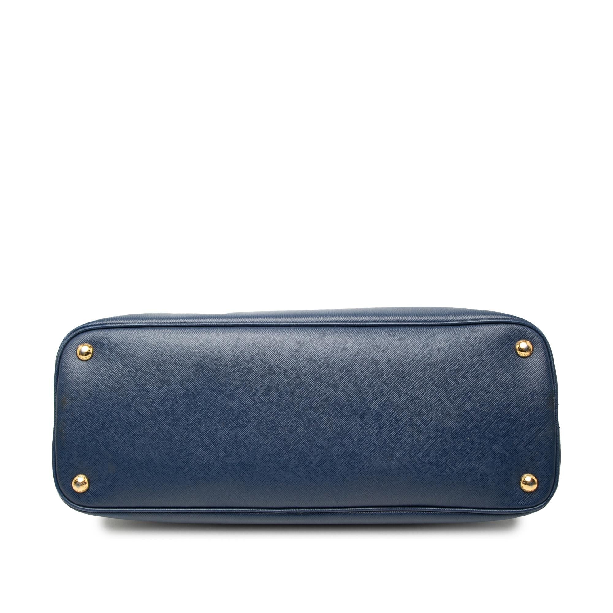 Prada Large Saffiano Lux Promenade Satchel