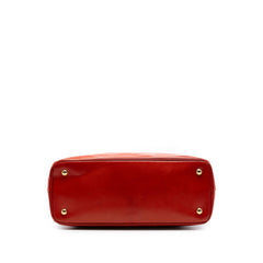 Prada Large Saffiano Vernice Galleria Satchel